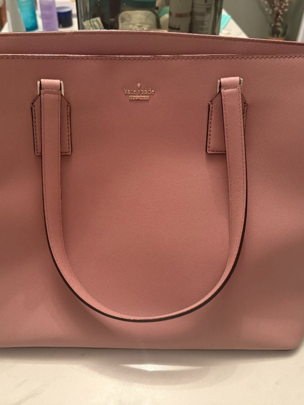 kate spade Pink Lida Leather Tote Bag